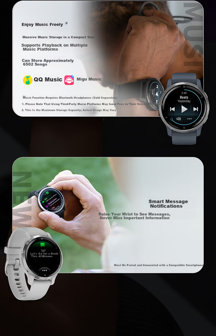 GARMIN Venu 4 Mist Purple 41mm Women's Smart Sports Watch Health Monitoring ECG Heart Rate Call Function 11