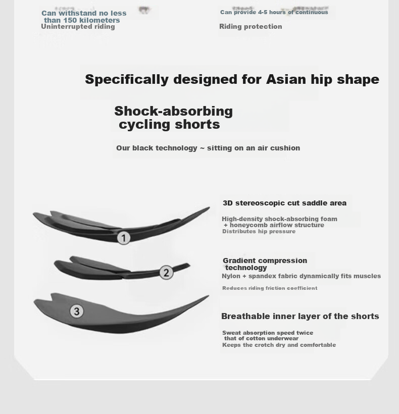 Li-Ning Cycling Shorts for Men, Spring And Summer Cycling Wear, Long Pants, Road Bike And Mountain Bike Thin Style, Professional Sports Cycling Equipment 4