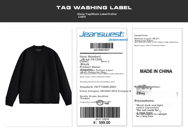 Jeanswest Men's Autumn Winter Knitwear Youth Cartoon Shiba Inu Fleece Lined Thickened Warm Half Turtleneck Sweater 6