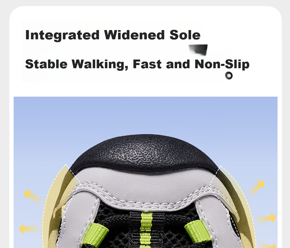 BOBDOG Kids Summer Breathable Boys Sandals Non-slip Baby Walking Shoes Hollow Out Children's Beach Sandals White Black Size 29 8