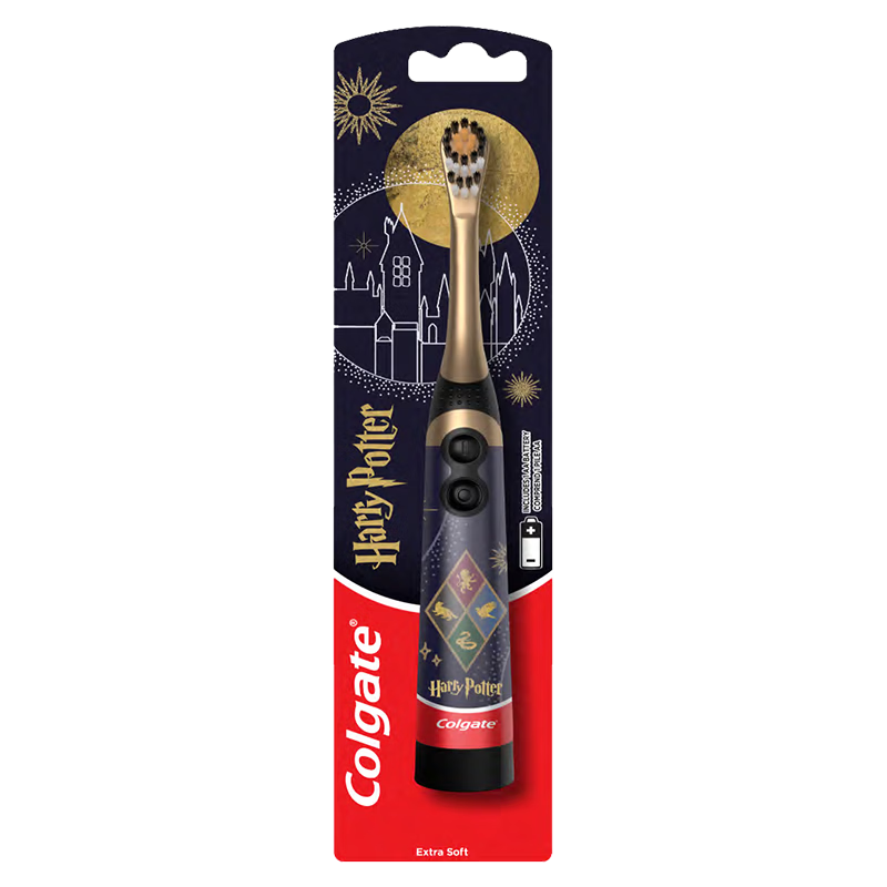 Colgate Harry Potter Ravenclaw Kids Electric Toothbrush for Ages 3-12 Birthday Gift Family Pack 520 Gift
