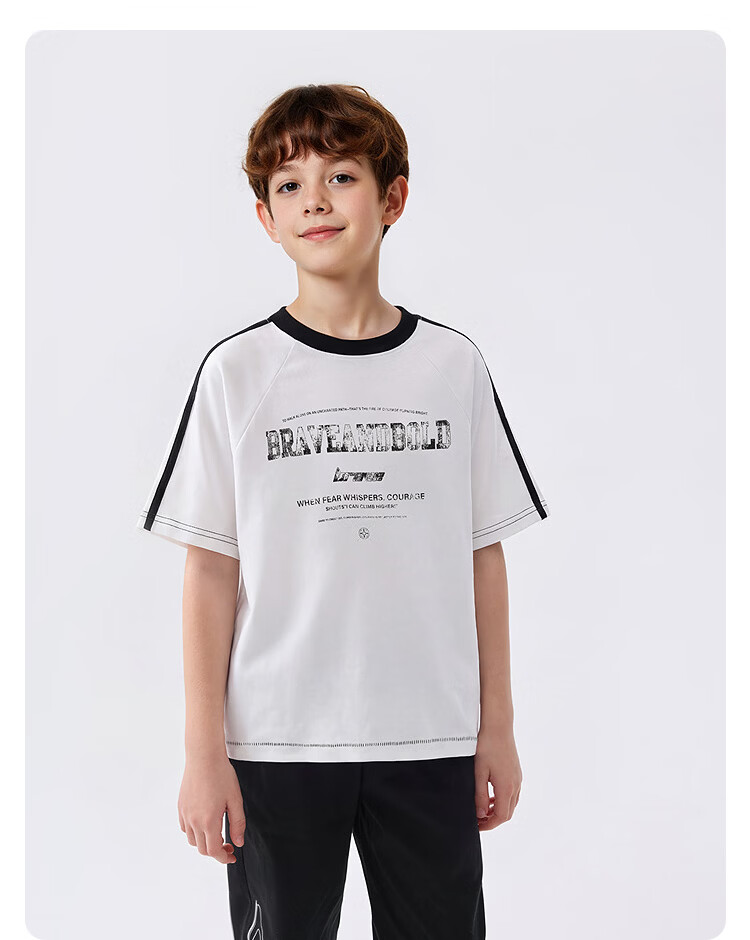 Balabala【balaOne】Kids Short Sleeve T-Shirt Boys Girls 2026 Summer Quick-Dry Cooling Tee 22