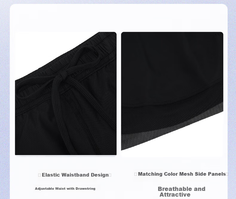 361° Women's Sports Shorts Spring Summer Sun Protection Quick-Dry Running Fitness Cooling Loose Lined Pants 662624702H-3 3