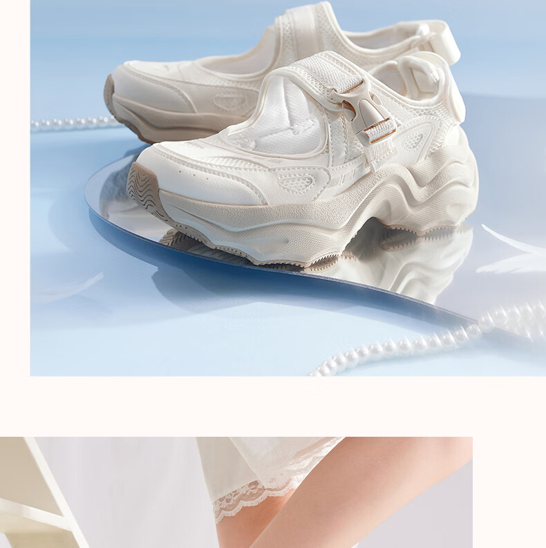 361° Women's Summer Sports Outdoor Dumpling Sandals Casual Shock-Absorbing Soft Sole Water Shoes 682626776-1 17