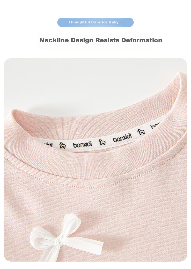 Banxidi Girls Short Sleeve T-Shirt Summer 2026 New Stylish Princess Thin Top Kids Summer Clothing Toddler Apparel 3