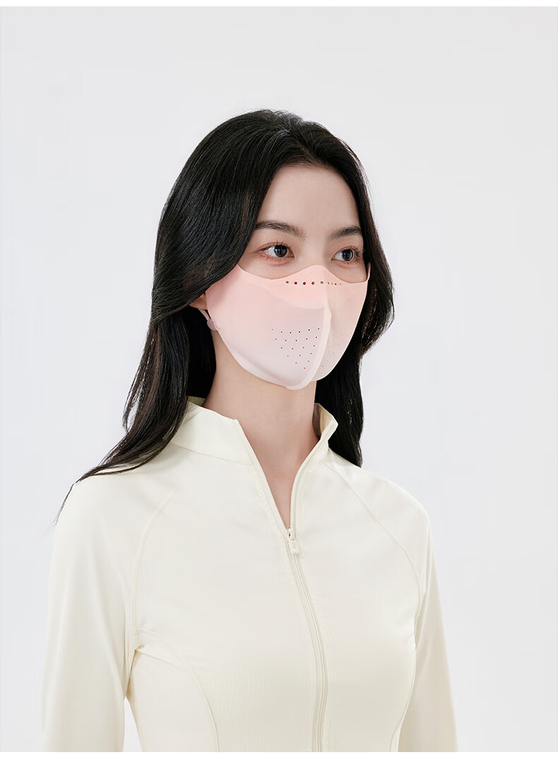ZIY Seamless Sun Protection Mask for Women UV Protection 2026 New Driving Fishbone Gradient Face Bikini Sun Shield Mask 14