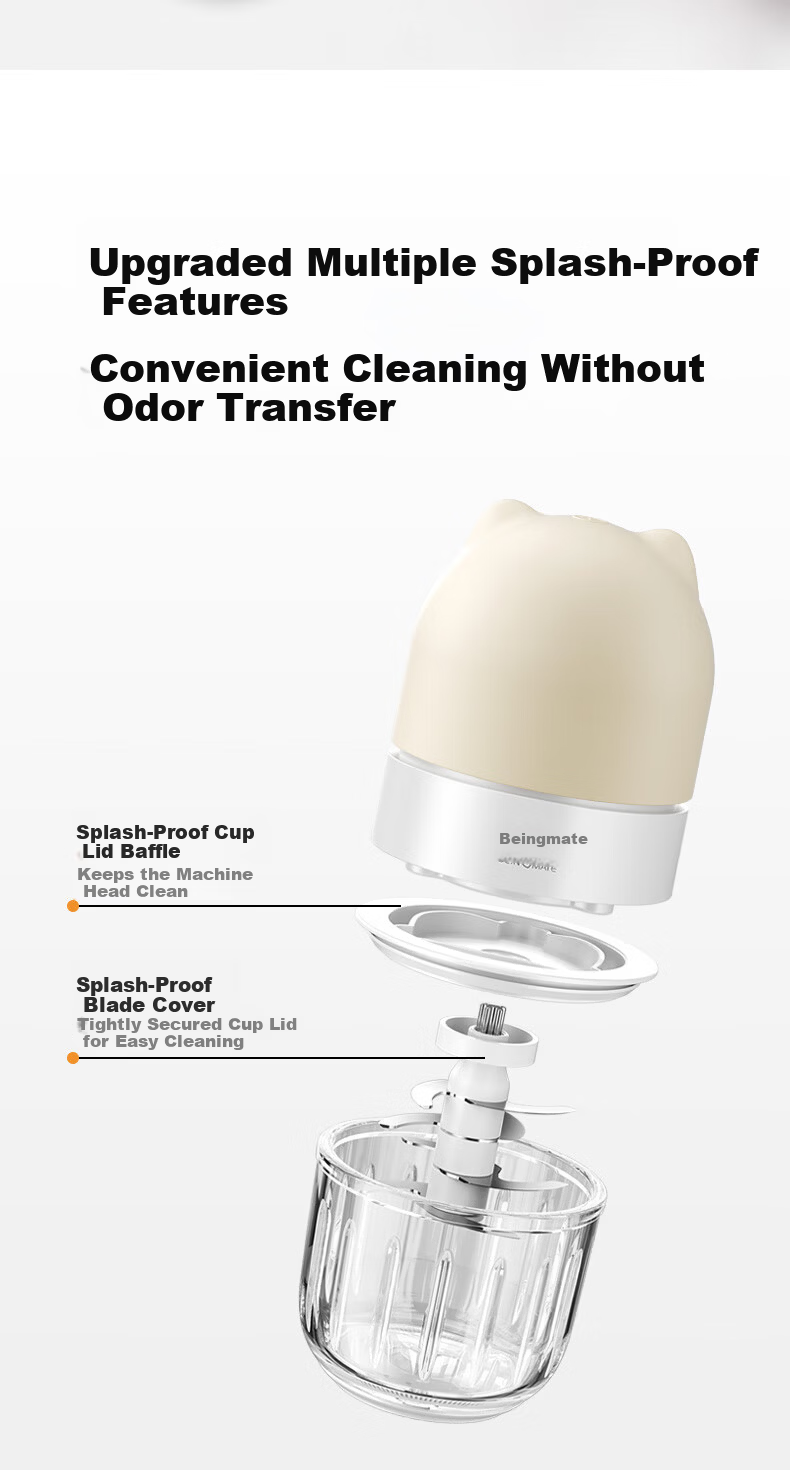 Beingmate Baby Food Processor Multifunctional Infant Puree Blender Meat and Fruit Grinder Small Kitchen Appliance 11