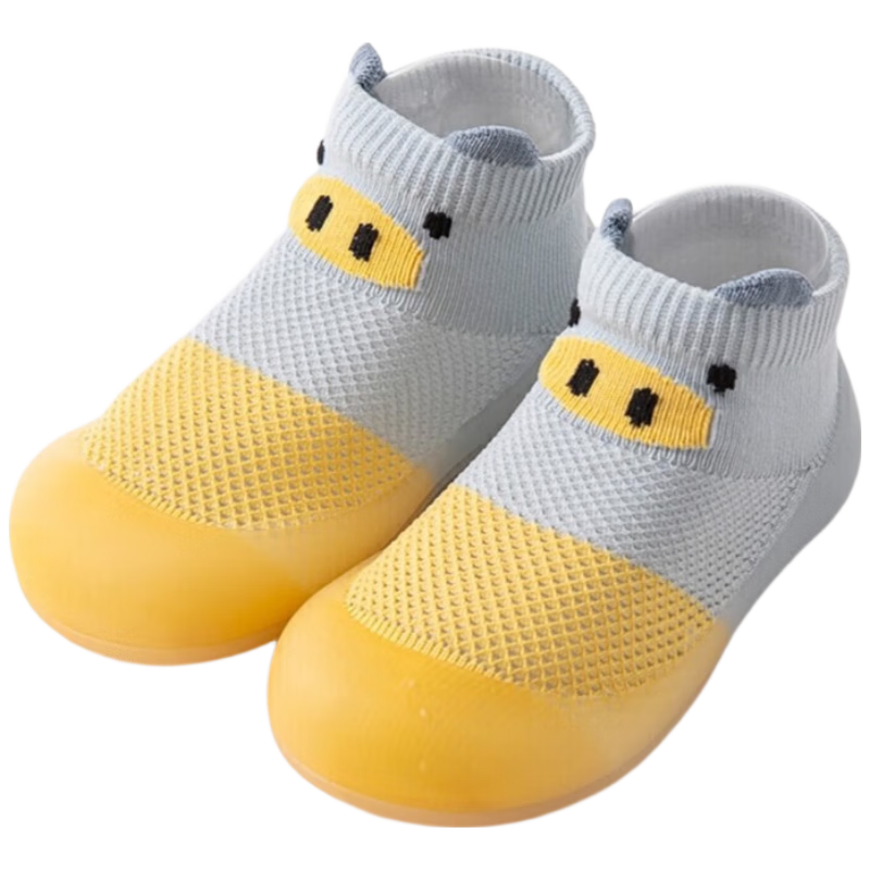 9i9 Baby Toddler Walking Shoes Floor Socks Children's Socks Summer Indoor Outdoor Soft Sole Early Education Shoes B138 Blue Size 24/25