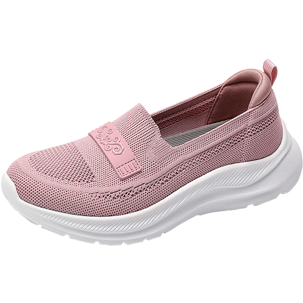 Zulijian Lightweight Slip-On Casual Breathable Rose Mom Shoes 26216032T Women's Lotus Pink Size 36