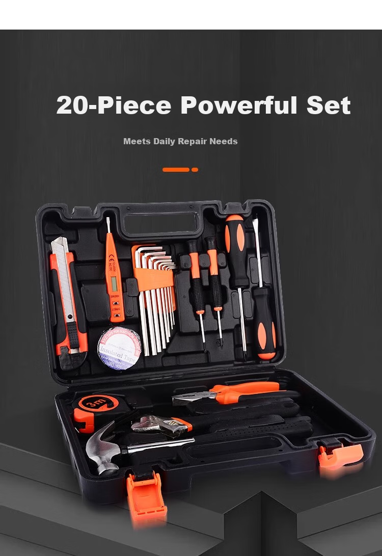 No.1 Factory 100-Piece Hardware Household Toolbox Set Full Home Manual Multifunctional Repair Tool Kit 7
