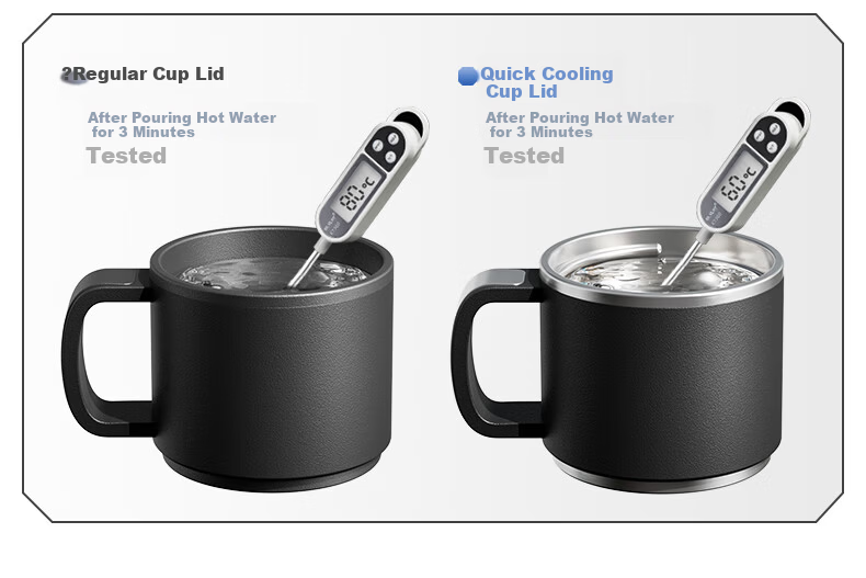NRMEi Insulated Large Capacity Men's Tea Separation 316 Stainless Steel Portable Men's Steeping Tea Water Bottle Cup 15