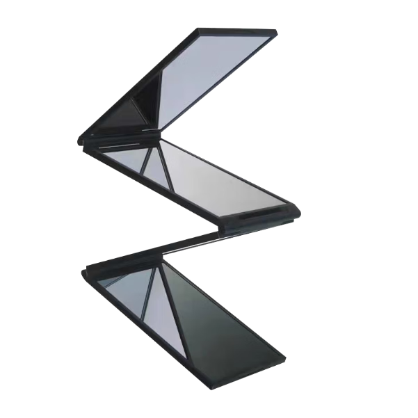 Chense Four-Way Folding Mirror for Self-Haircut, Rear-View Mirror for Back of Head, Portable Makeup Mirror for Pulling Out Gray Hair