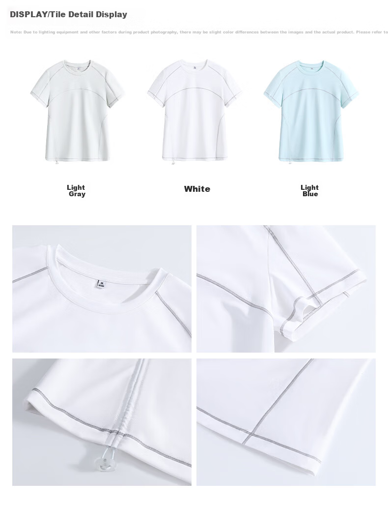 TonLion Women's Short Sleeve T-Shirt Cooling Antibacterial Quick-Dry Loose Fit Slim Breathable Summer New Half Sleeve Sports Top 13