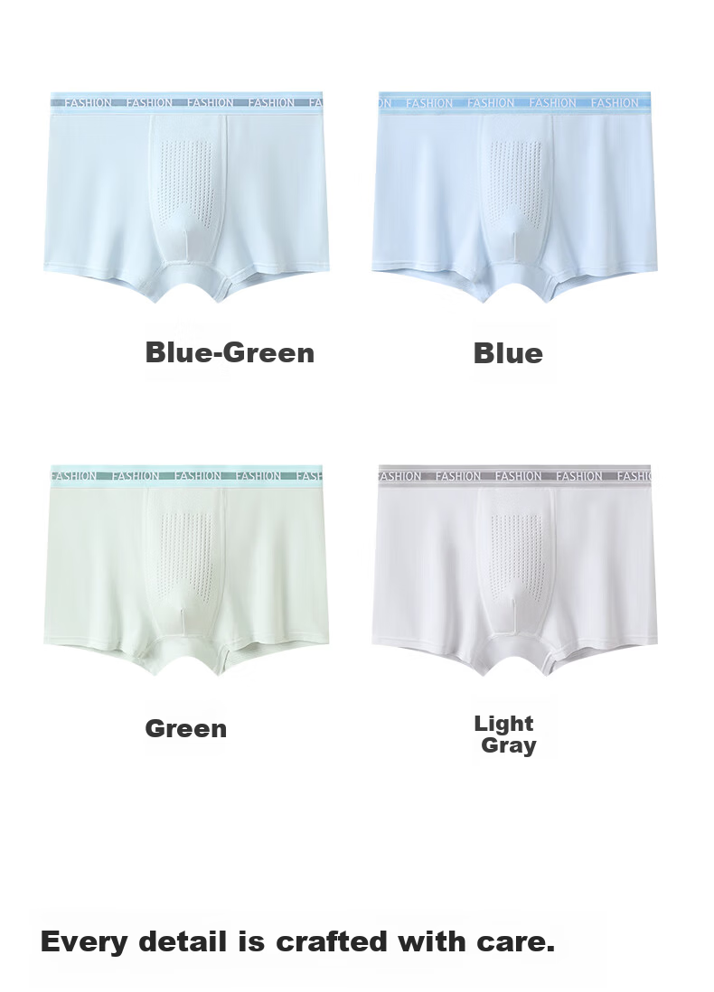 Dingguagua Youth Underwear Puberty Children's Cotton Shorts for Boys Age 12-16 Middle School Students 15