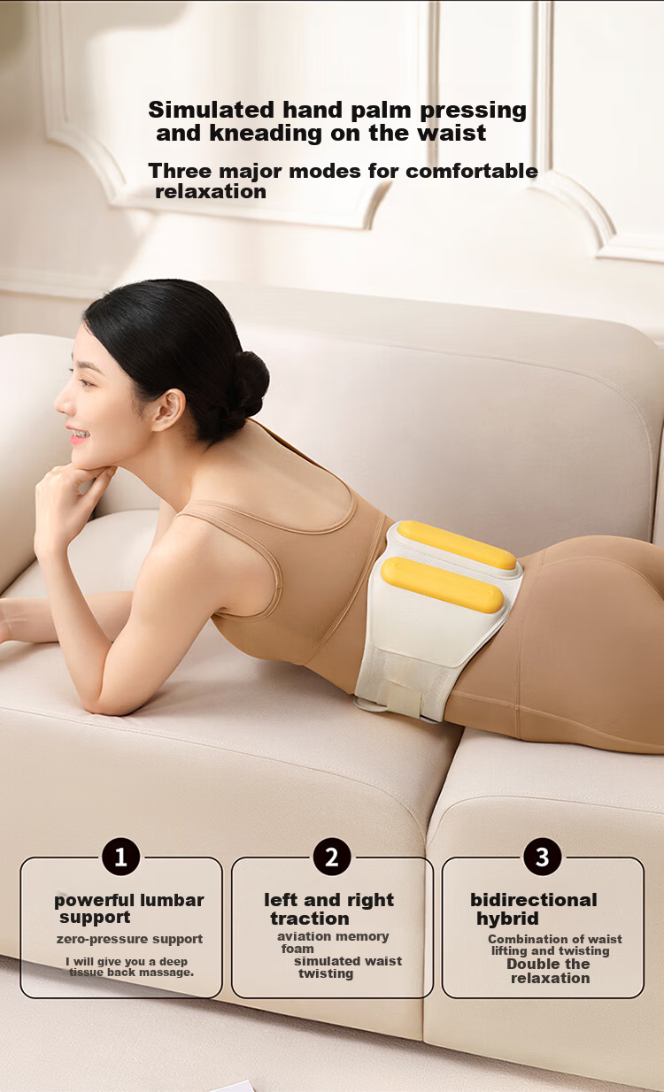 Breo Y3 Waist Massager Warm Palace Belt Menstrual Care Waist Protector Heat Therapy Relieves Back Pain Gift for Men, Women, Parents - Recommended by Sun Yingsha 8