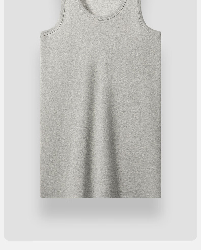 Yalu Men's Cotton Vest Plus Size Casual Summer Thin Loose Large Cross-back Undershirt 21