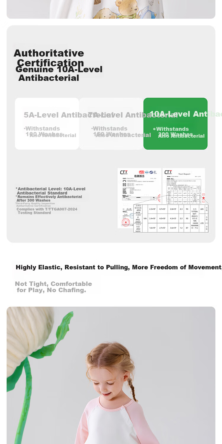 Betis Baby Clothes Pure Cotton Class A Summer New Sleep Robe Baby Pajamas Children's Nightgown All-Season Universal 9