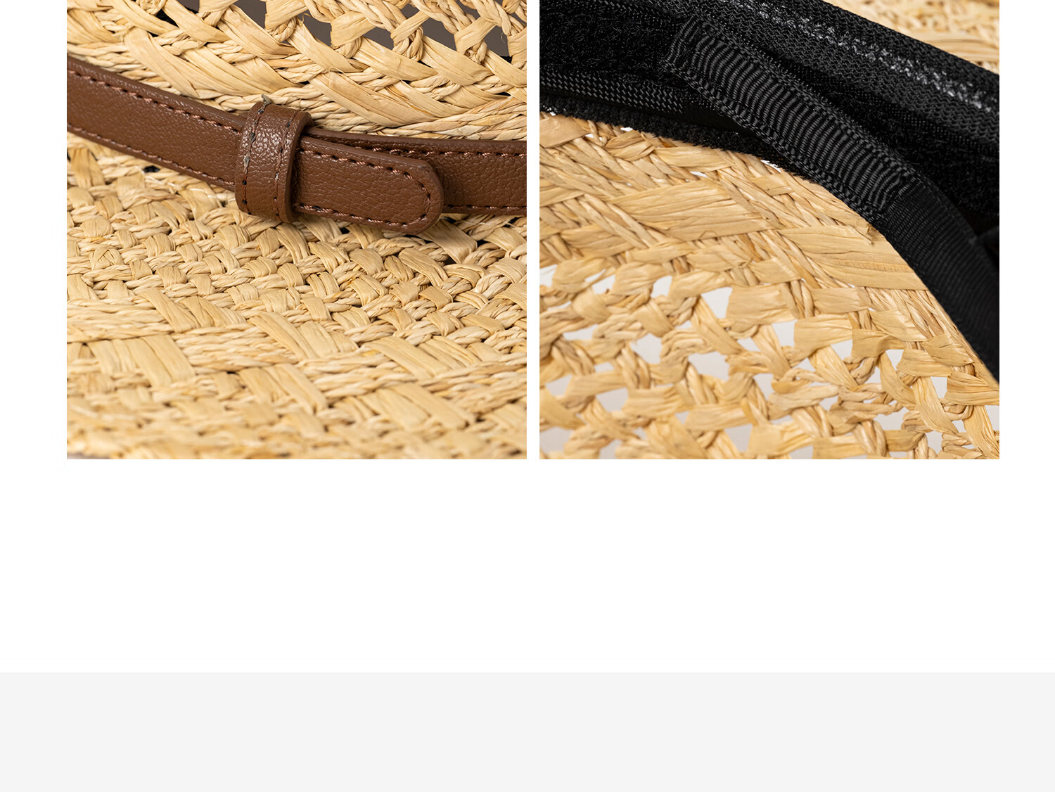 FANCET Hand-Crocheted Raffia Flat Top Summer Women's Hollow Breathable Straw Hat British Vintage High Crown Sun Hat 11
