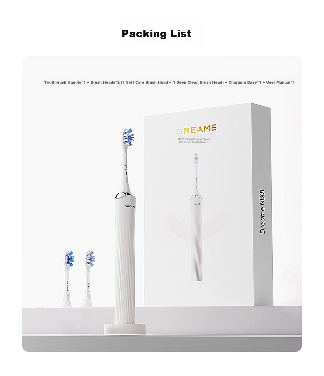 Dreame [CR7 Edition] Electric Toothbrush NB01 Obsidian Black Price Protection 618 AI Keyless Pressure Gum Care Practical Birthday Gift for Boys and Girls Children's Day Gift 13