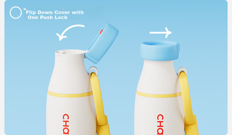 Chakolab Straw Children's Insulated Cup, Dual-Use Cup for Students, Portable Large Capacity, Stylish Office Cold Drink Cup, Milk Bottle 13