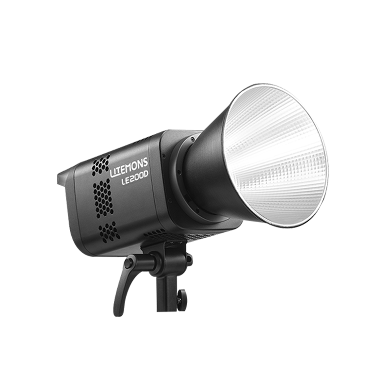 Godox LE200D Professional Live Streaming LED Fill Light Beauty Light Photography Indoor Anchor Studio Single Color Temperature Photography Video Continuous Light [Black Version]