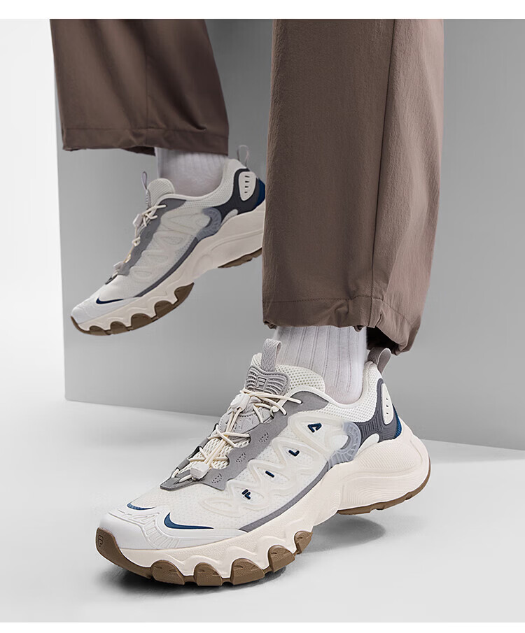 FILA Official Men's Mushroom Dad Shoes 2026 Summer New Casual Retro Sports Shoes 39