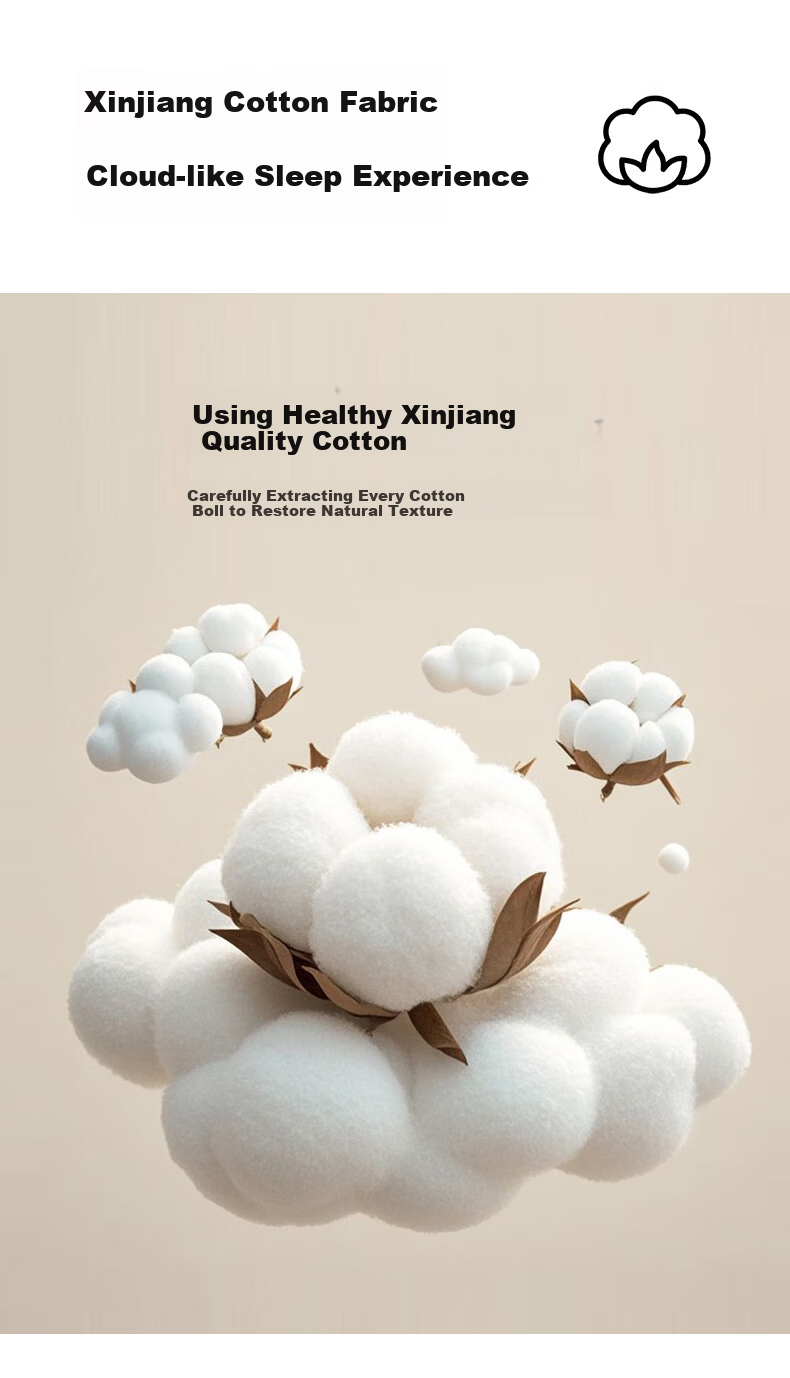 MUJI A-Class 100% Cotton Soybean Cotton-Padded Pillowcase Anti-Oil and Dirt Single 48x74cm Pair 9