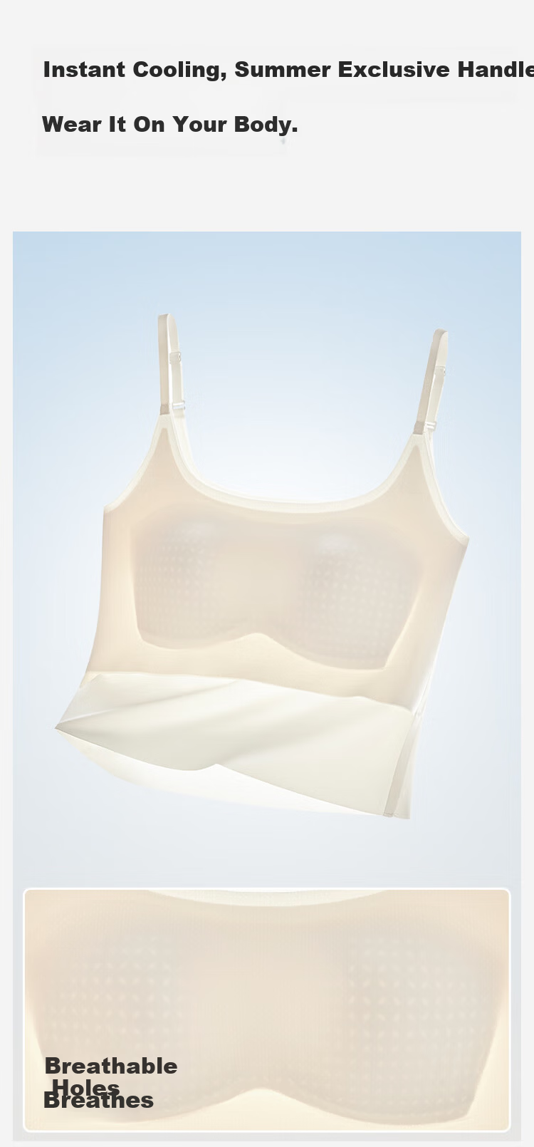 JOAE Women's Slim Fit Small Camisole with Built-in Padded Bra, Sleeveless Sexy Backless Innerwear Top 4