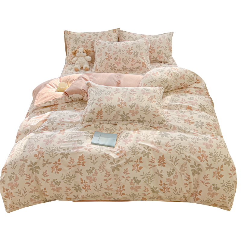 MUJI Antibacterial 100% Cotton Duvet Cover Single Piece 150x200cm Student Dormitory Bedding Set