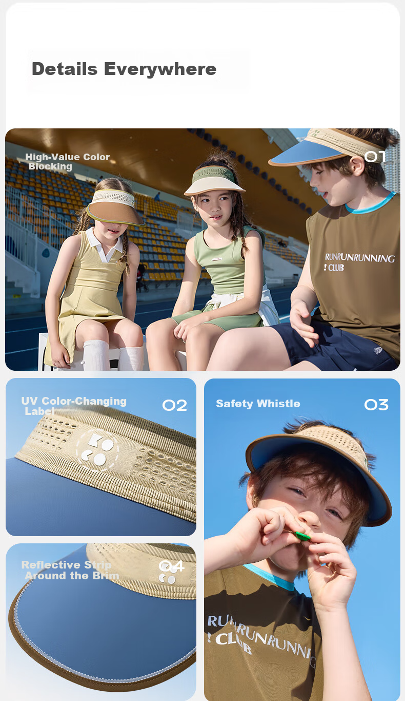 Kocotreekk Kids UV Protection Lightweight Sun Hat Walnut Brown M 22