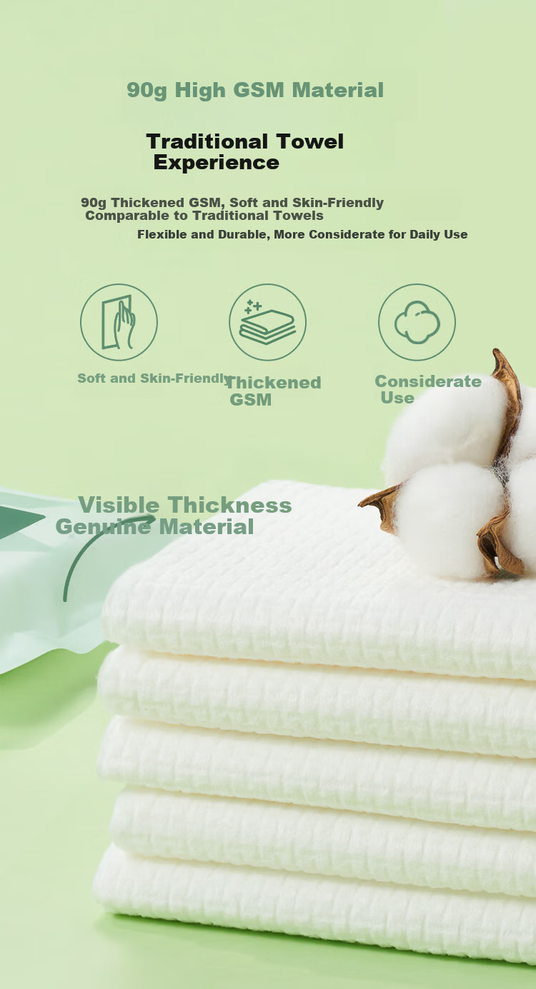 One's Member Disposable Towel Travel Hotel Portable Face Towels 10-Pack 4