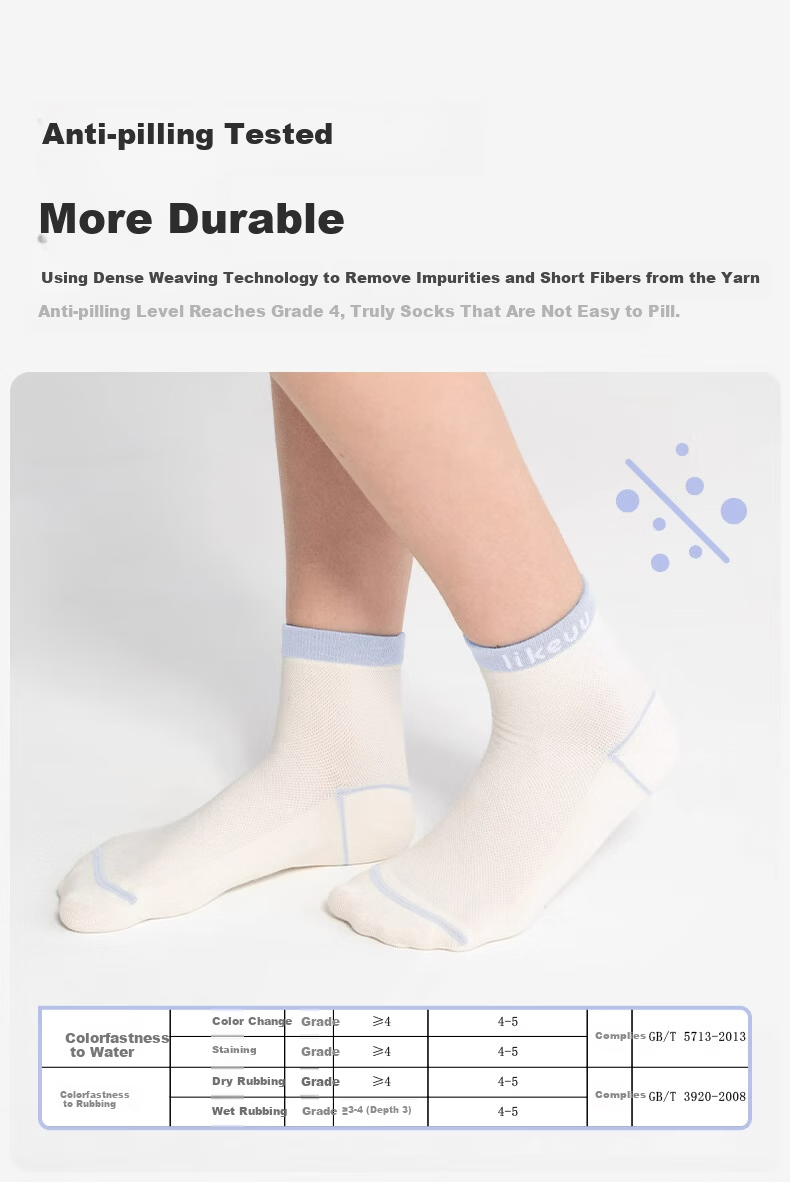 Like uu Kids Socks Boys and Girls Sports Socks Odor-Resistant Breathable Mid-Calf Cotton All-Season 7A Antibacterial 9
