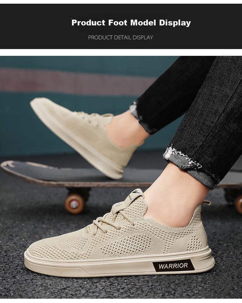 Huili Men's Shoes, Old Beijing Cloth Shoes, 2026 Summer New Style Men's Breathable Lightweight Mesh Casual Shoes, Black, Size 41 10