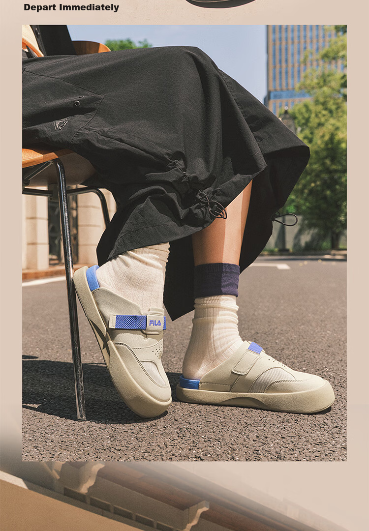 FILAFILA Official Women's SMILA Modern Slippers Casual Birkenstock Style Sandals 11