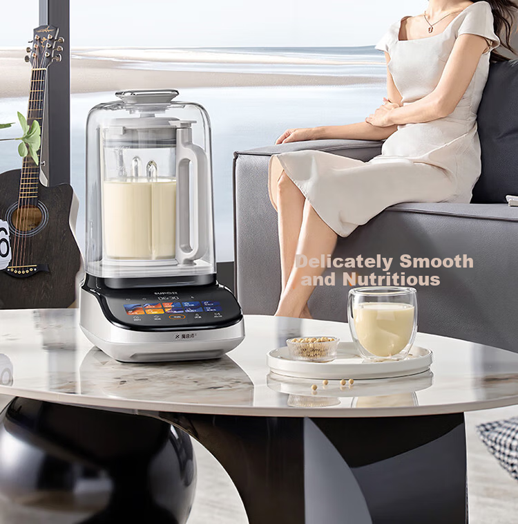 SUPOR Low-Noise Variable Frequency Brushless Quiet 1.5L Household Soy Milk Maker Fully Automatic No-Cook Multifunctional Blender Multigrain Small Cube Blender Juicer SP506S 3