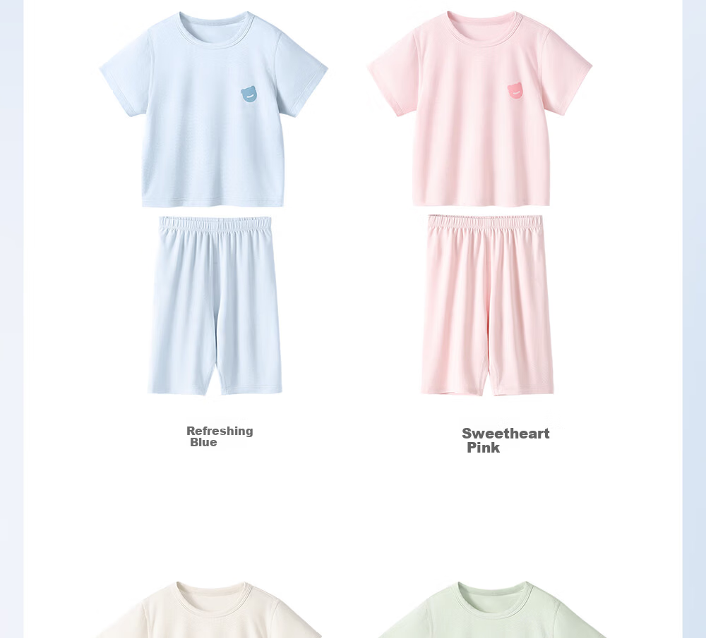 Beitais Fetal Sebum Children's Homewear 2026 New Spring and Autumn A-Class Parent-Child Homewear Set Kids Clothing 30
