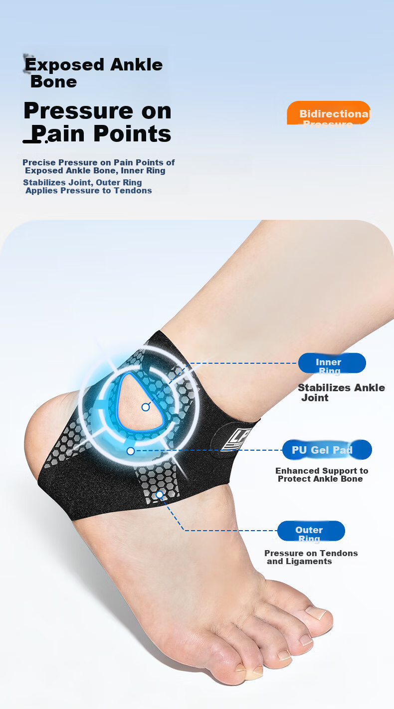 LP Ankle Support Brace for Ligament Injury and Sprain Recovery, Anti-Sprain Joint Stabilizer, Professional Sports Wearable with Shoe Compatibility 12
