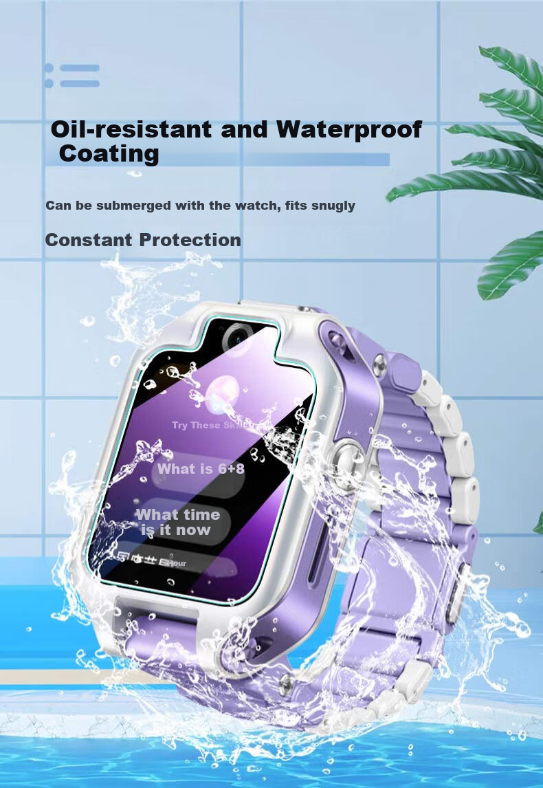 Langling [Skin-friendly Waterproof] Silicone Replacement Strap for Huawei Children’s Phone Watch 4 Pro 5 ASN-AL10, Blue, Shockproof and Wear-resistant 4
