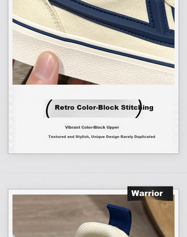 Warrior Official Women's Classic Canvas Shoes 2026 Spring Lightweight Comfortable Couple Sneakers Red Rice 40 8