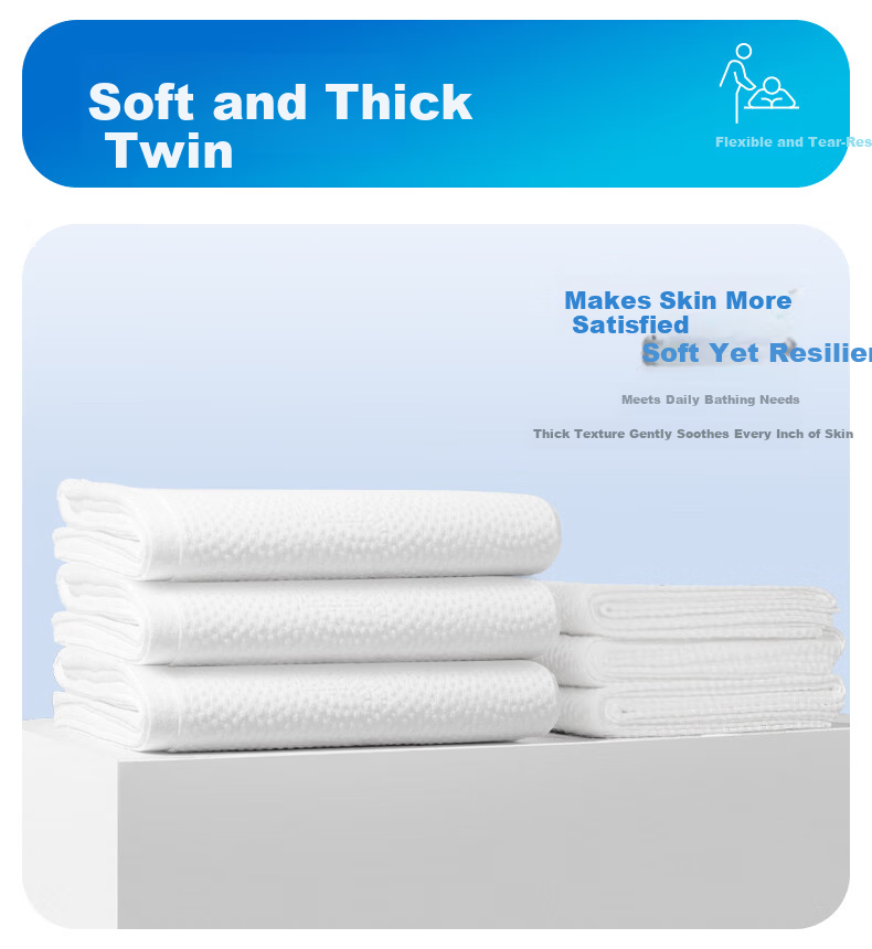 ITO Disposable Bath Towels, 3 Packs, 160*80cm, Thickened And Enlarged, for Both Dry And Wet Use, Hotel Outdoor Portable Travel Set 6