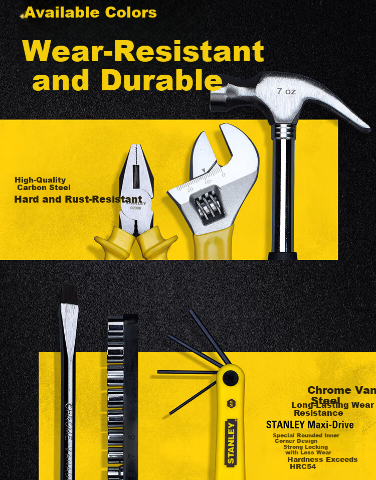 STANLEY 18-Piece Premium Universal Tool Kit Household Electronic Repair Tool Set 90-597 6