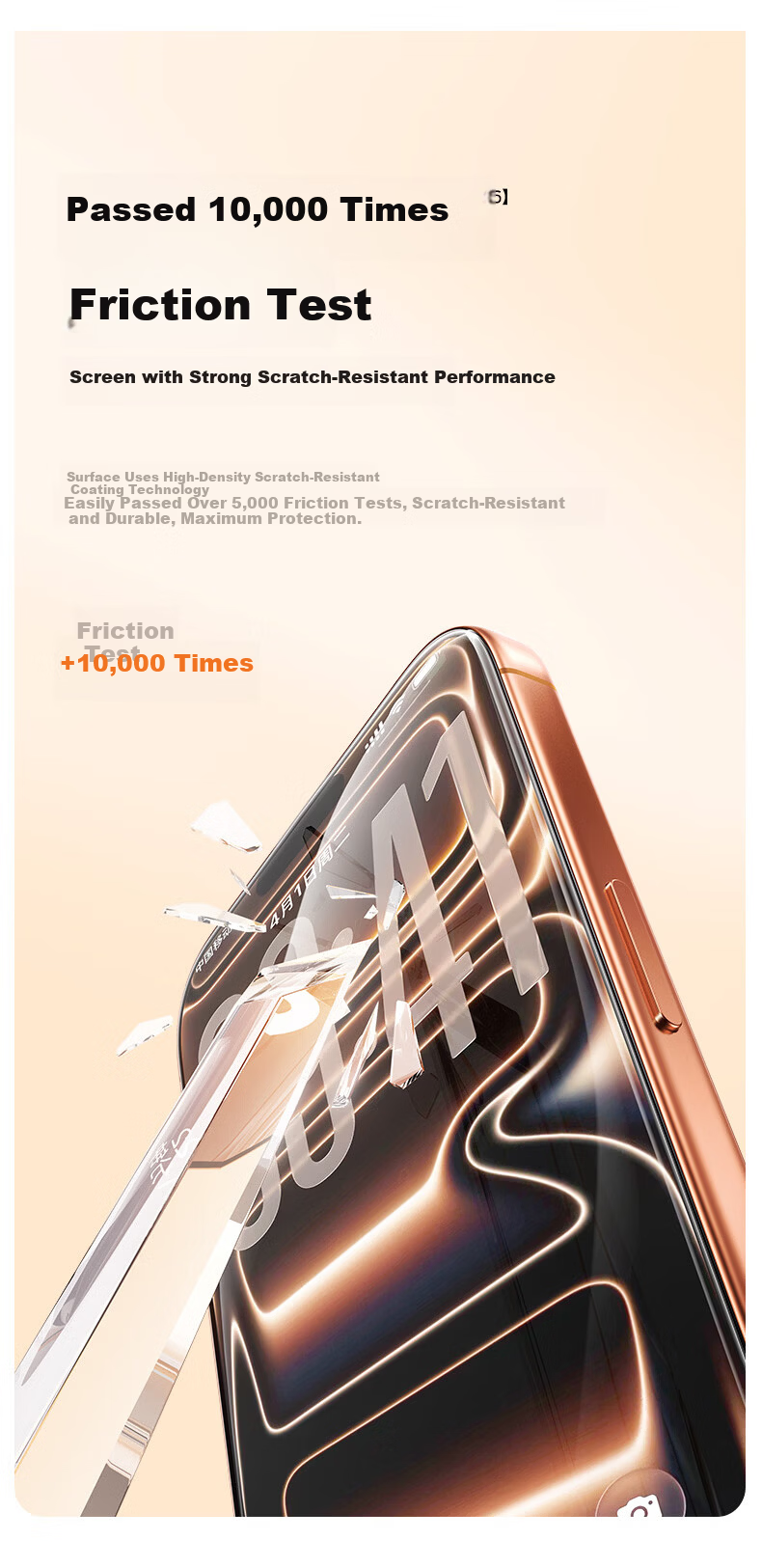 BASEUS [AR Anti-Reflective | 1:1 Mold] IPhone 18 Pro/17 Pro Tempered Glass Screen Protector, Apple 18 Pro/17 Pro Phone Film, Dust-Free Chamber Protective Film, Single Piece 20