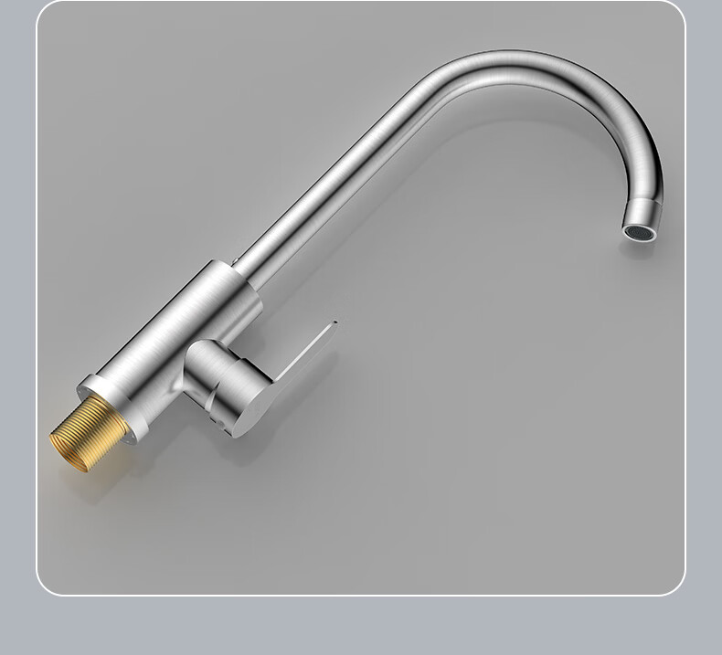 BSITN 304 Stainless Steel Kitchen Faucet Sink Vegetable Washing Basin Dishwasher High Polish Dual Temperature Hot and Cold Rotatable Faucet B1087 18