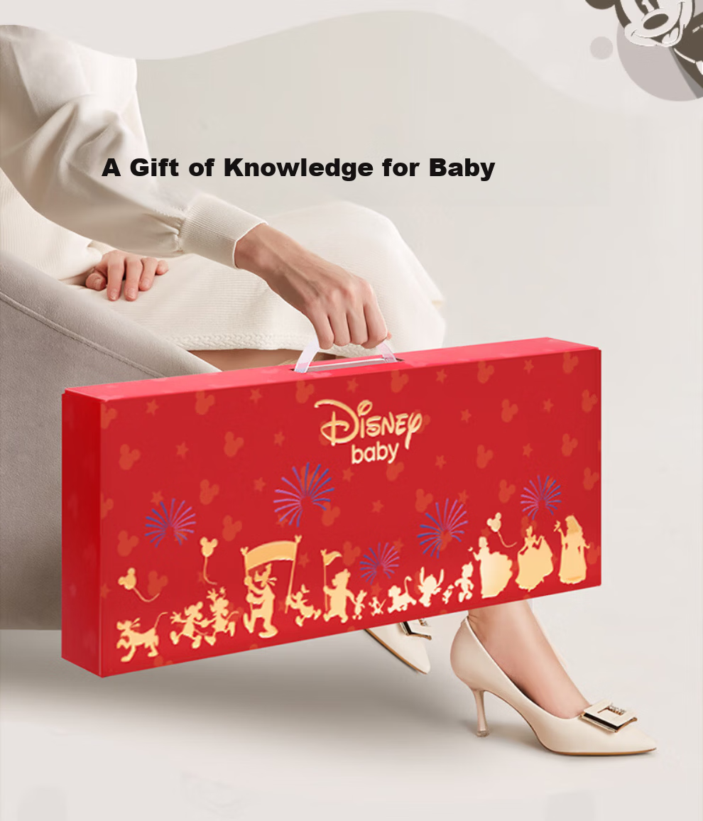 Disney Newborn Gift Box Newborn Meeting Gift Full Moon Gift Practical Newborn Gift 0-6-12 Months Cloth Book 2