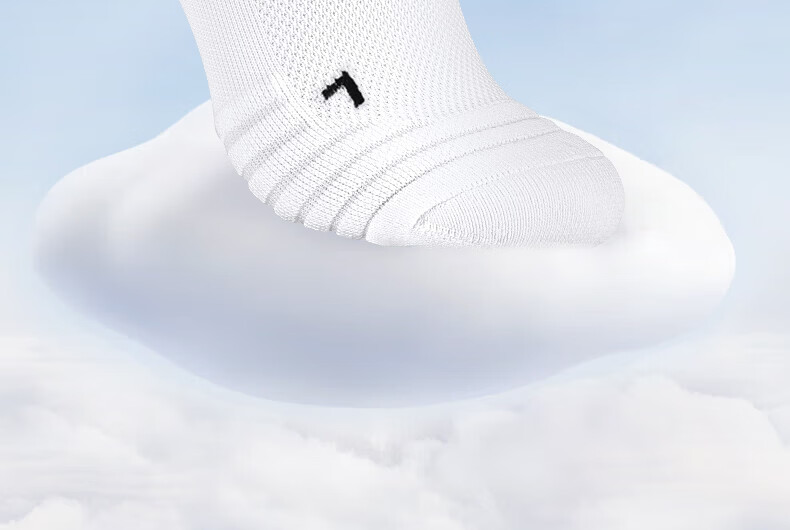 Under Armour Sports Socks [3 Pairs] Running Basketball Badminton Marathon Low-Cut Non-Slip Cotton Socks White L 6