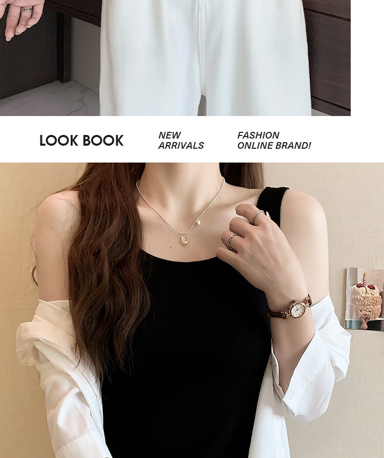 Yiershuang Women's Breathable Thin Spring Summer Tank Top Bra Integrated Camisole 20