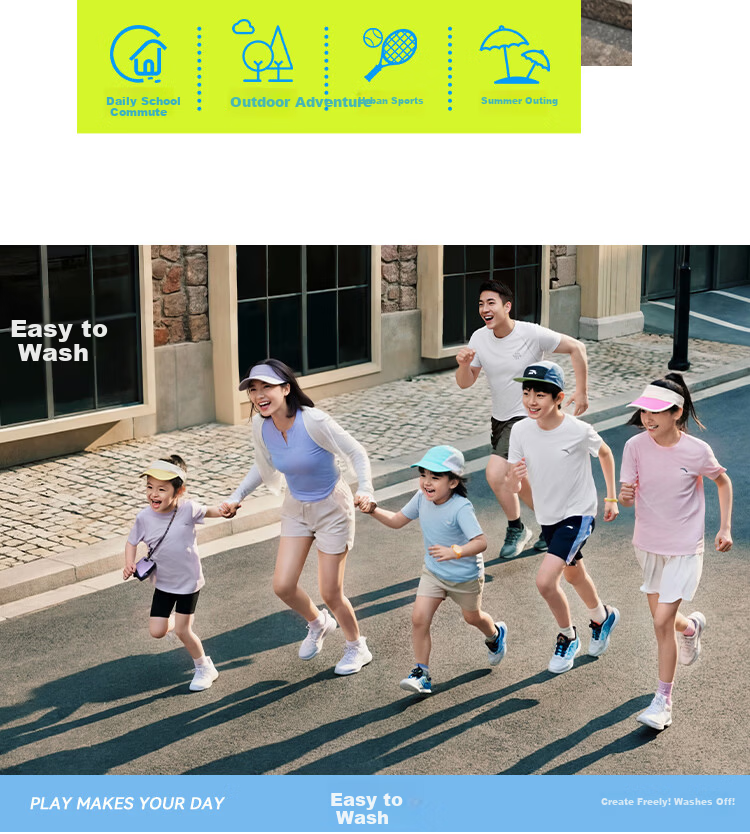 Anta Kids Short Sleeve T-Shirt Sports Quick-Dry Boys Summer 2026 Outdoor Short Tee Girls Easy-Care TA72625110 13