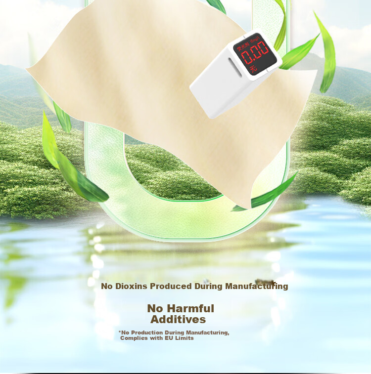 Bamboo Handkerchief Tissue 2-Ply 35 Sheets * 36 Packs Portable Small Pack Original Bamboo Pulp Soft Tissue 4