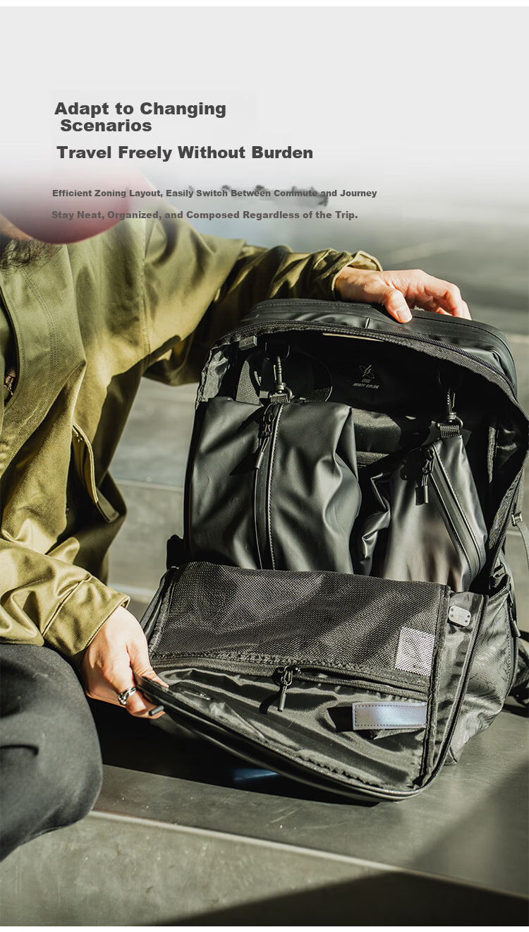 GYXX Zeus 3 Air Men's Large Capacity Laptop Backpack Sports Casual Travel College Student School Bag 4