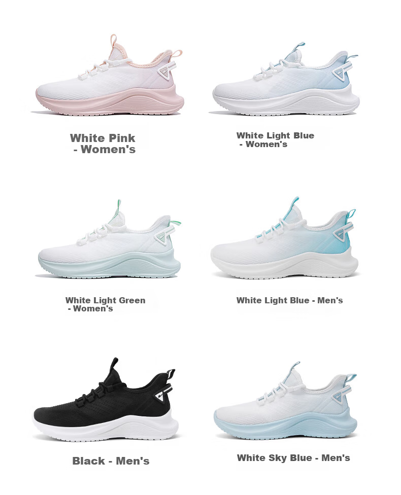 Warrior Official Women's Summer Sports Shoes 2026 New Lightweight Running Shoes White Light Green Size 39 4